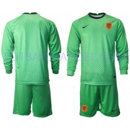 Barn Fotballdrakter Keeper Nederland Borte Euro 2020 Langermet